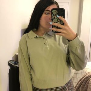 long sleeve green shirt 💚